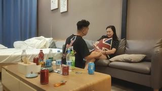 安全摄像头捕捉到Lp与青少年一起行动的大鸡巴