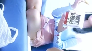 【唯美性爱顶级嫩妹】纤细苗条『软软学姐』最新性爱私拍流出④侧插双马尾萝莉蜂腰翘臀后入抽插嫩穴
